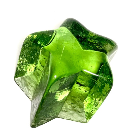 Fire & Light Art Fire And Light Recycled Art Glass Star Celery